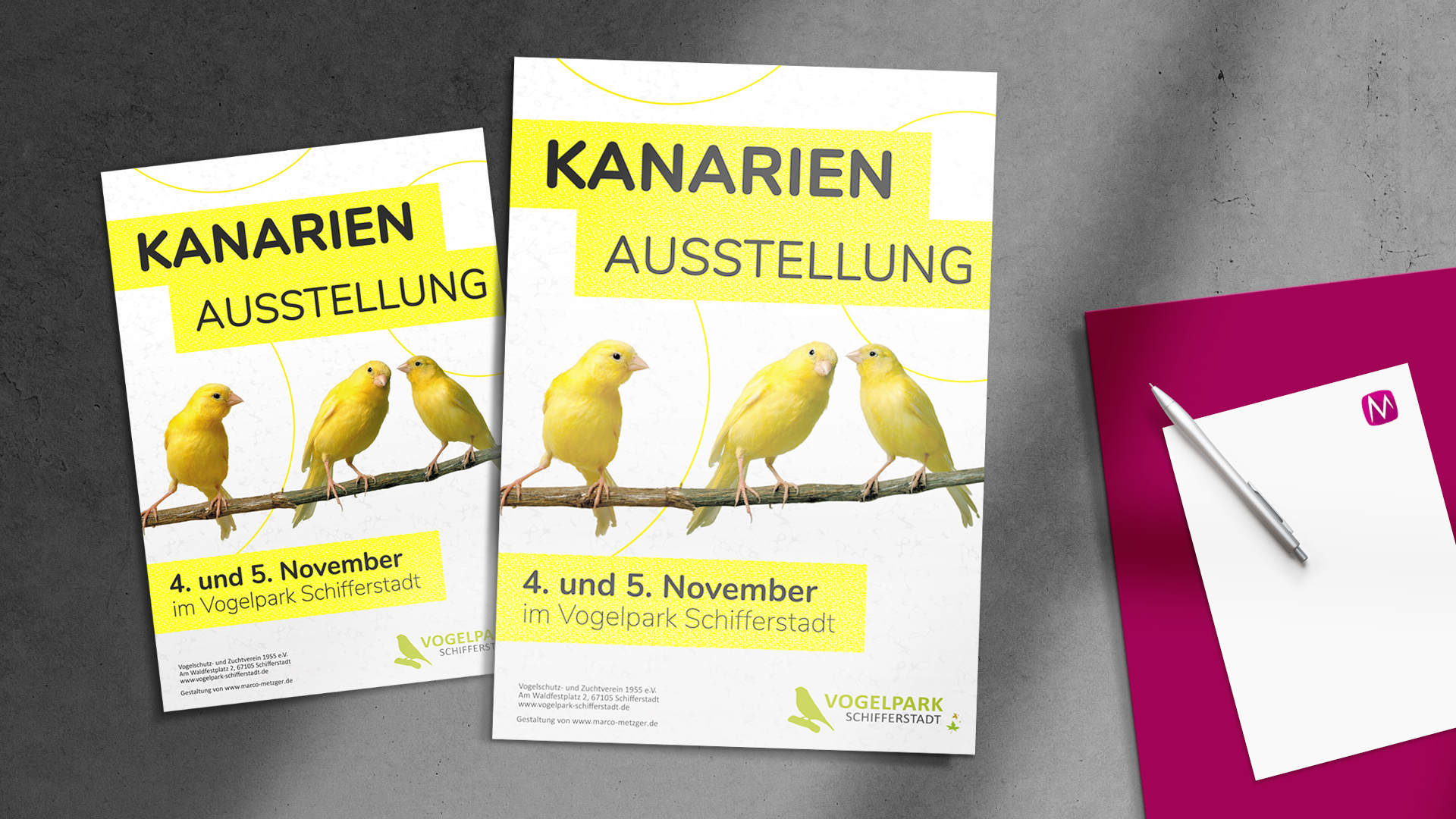 Plakat für eine Ausstellung