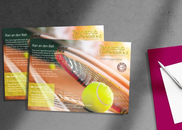 Flyer für einen Verein